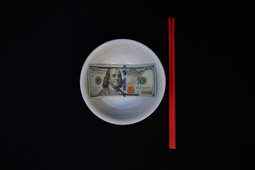 100 US dollar banknotes
