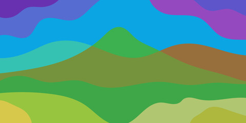 abstract mountain landscape background