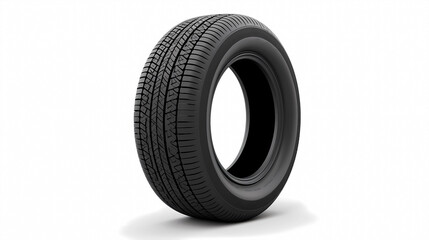 A tire on a white background
