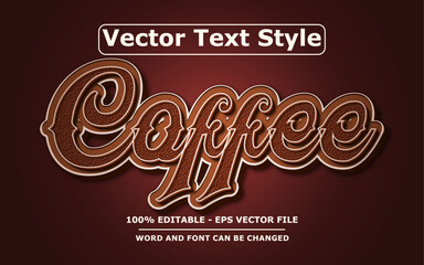 3D Text Effect Editable Vector