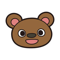 くまの顔 アイコン