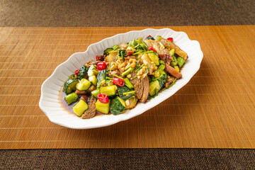 Northeast China special local dish cold pork head meat