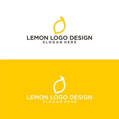 lemon logo design