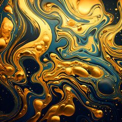 abstract background with gold,paint,colorfull,brown,AI generated