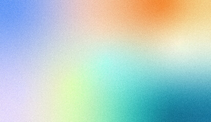 bright pastel colorful background template with grain texture