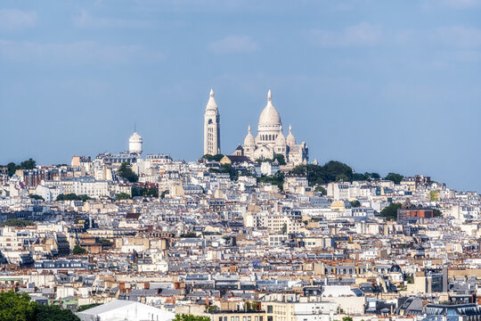 Sacre coeur paris view