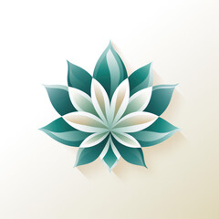 Obraz premium lotus flower icon