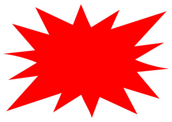 red star burst