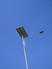 Solar cell panels or solar panels for street lighting