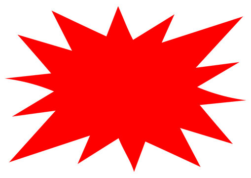 red star burst