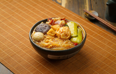 Old-fashioned Mala Tang, a characteristic local dish of Northeast China