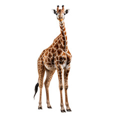 Fototapety  giraffe isolated on white