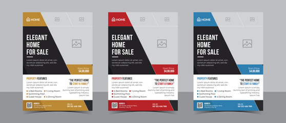 Real Estate Flyer Design for Elegant Home Advertising