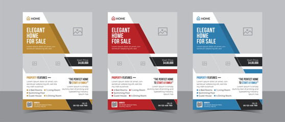 Real Estate Flyer Design for Elegant Home Advertising