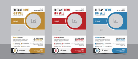 Real Estate Flyer Design for Elegant Home Advertising