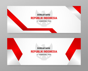 indonesian august 17th celebration banner