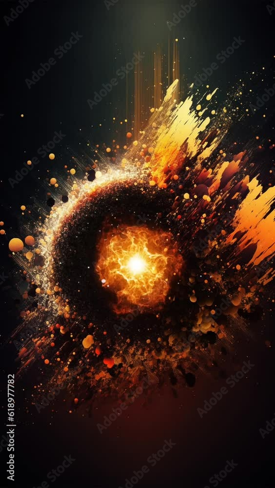 Canvas Prints explosion of space