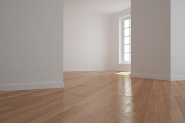 Obraz premium Modern interior design. 3D illustration