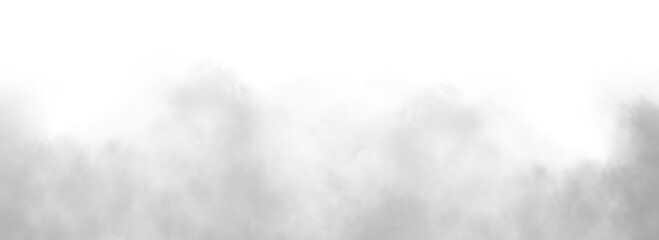 Fog or smoke isolated transparent. White vector cloudiness. floating white fog effect