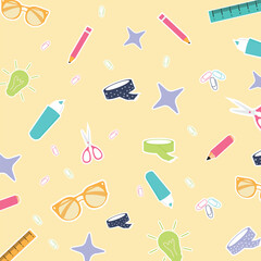 school theme vector illustration design, back to school