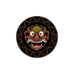 BALINESE CULTURE BARONG LOGO