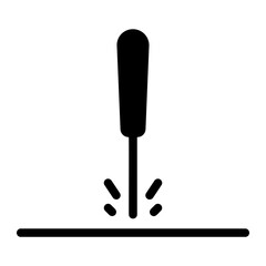 acupuncture glyph icon