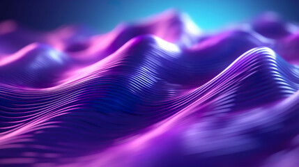 Abstract background with smooth lines in purple and blue colors for wallpaper