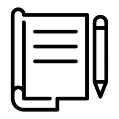 writing line icon