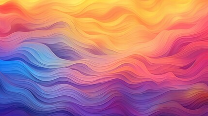 Fototapeta premium Colored theme wave wallpaper