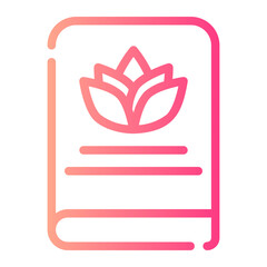 book gradient icon