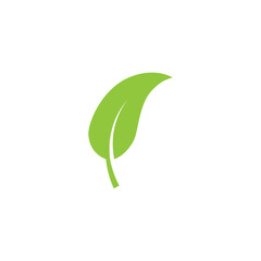 Logos of green Tree leaf  nature element vector
