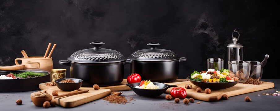 cooking classes banner design mockup 