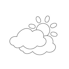 weather icon set sun rain thunderstorm dew wind snow cloud night sky for forecast
