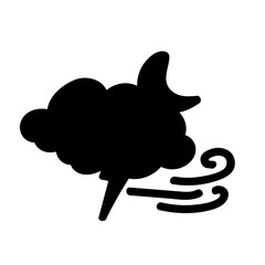 weather icon set sun rain thunderstorm dew wind snow cloud night sky for forecast