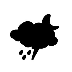 weather icon set sun rain thunderstorm dew wind snow cloud night sky for forecast