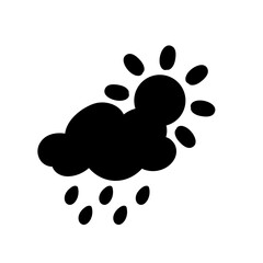 weather icon set sun rain thunderstorm dew wind snow cloud night sky for forecast