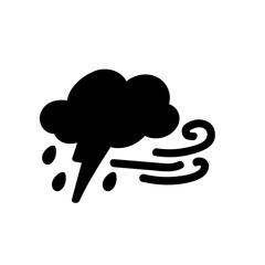 weather icon set sun rain thunderstorm dew wind snow cloud night sky for forecast