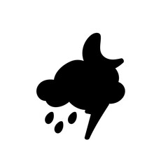 weather icon set sun rain thunderstorm dew wind snow cloud night sky for forecast
