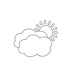 weather icon set sun rain thunderstorm dew wind snow cloud night sky for forecast