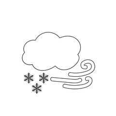 weather icon set sun rain thunderstorm dew wind snow cloud night sky for forecast