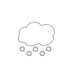 weather icon set sun rain thunderstorm dew wind snow cloud night sky for forecast