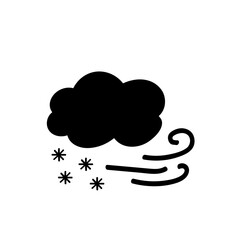 weather icon set sun rain thunderstorm dew wind snow cloud night sky for forecast