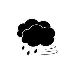weather icon set sun rain thunderstorm dew wind snow cloud night sky for forecast