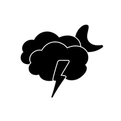weather icon set sun rain thunderstorm dew wind snow cloud night sky for forecast