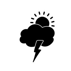 weather icon set sun rain thunderstorm dew wind snow cloud night sky for forecast
