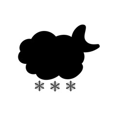 weather icon set sun rain thunderstorm dew wind snow cloud night sky for forecast