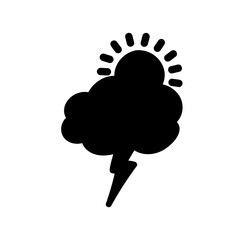 weather icon set sun rain thunderstorm dew wind snow cloud night sky for forecast