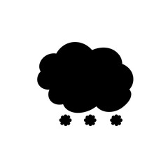 weather icon set sun rain thunderstorm dew wind snow cloud night sky for forecast