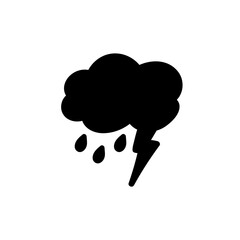 weather icon set sun rain thunderstorm dew wind snow cloud night sky for forecast