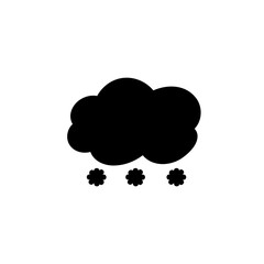 weather icon set sun rain thunderstorm dew wind snow cloud night sky for forecast